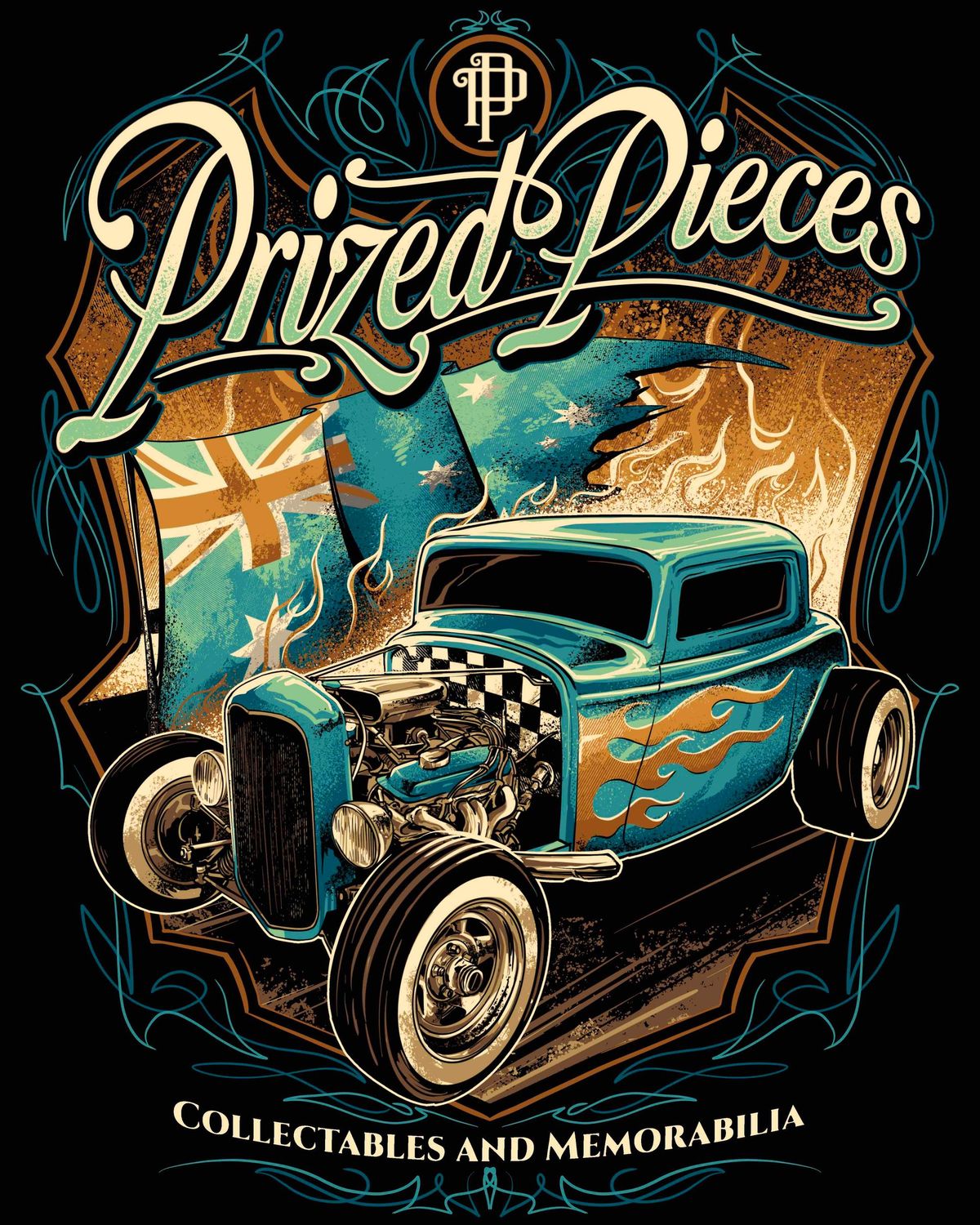 Prized Pieces 2024 Adult Unisex Tee Shirt - 32 Ford Coupe
