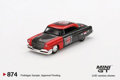 (Preorder) Lincoln Capri Hot Rod 1954 "Shadow Puppet" MINI GT x MIZU Diecast 2024