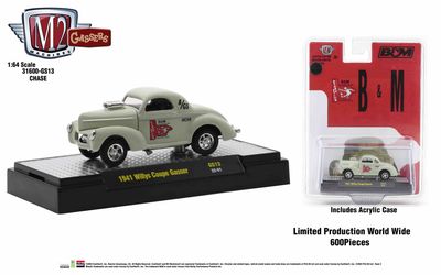M2 Machines GS13 1941 Willys Coupe Gasser CHASE
