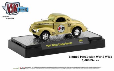 M2 Machines Auto-Club 8 S94 1941 Willys Coupe Gasser