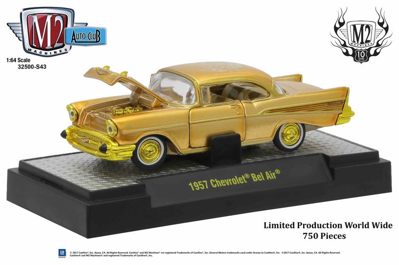 M2 Machines Auto-Club 1 S43 1957 Chevrolet Bel Air