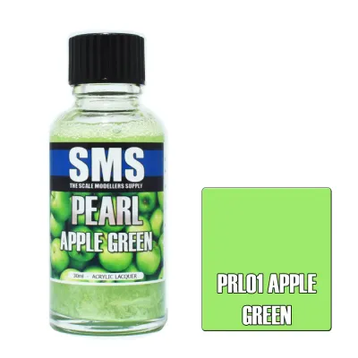 SMS Pearl Acrylic Lacquer Series PRL01 Pearl Apple Green 30ml