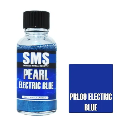 SMS Pearl Acrylic Lacquer Series PRL09 Pearl Electric Blue 30ml