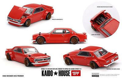 (Preorder) Kaido House KHMG175 Nissan Skyline 2000GT-R (KPGC10) Kaido Street V1