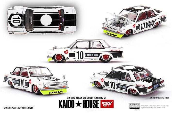 (Preorder) Kaido House KHMG176 Datsun 510 Street Team XMM V1