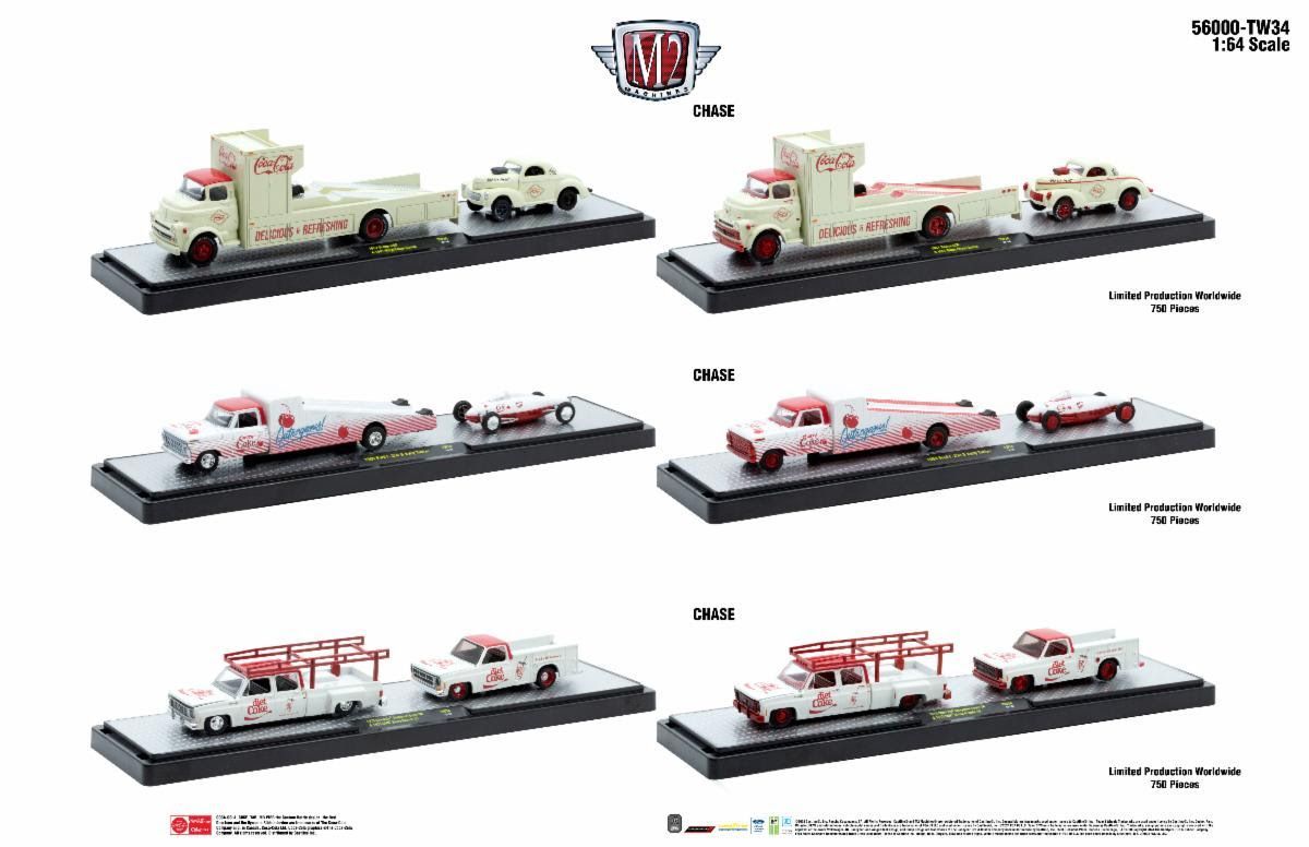 M2 Machines Coca-Cola Auto-Haulers Release TW34