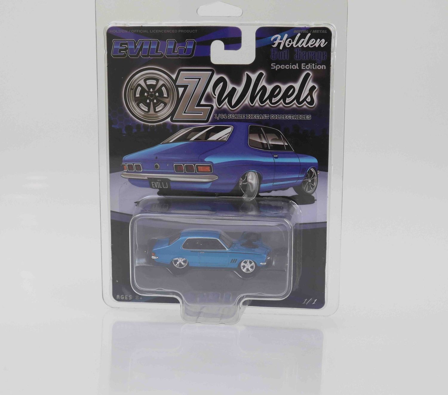 Oz Wheels 1/64 FSD (Full-Spec Diecast) EVIL LJ Holden Torana