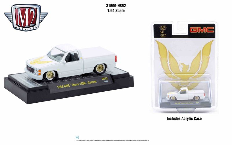 M2 Machines 31500-HS52 1988 GMC Sierra 1500 Custom M2 Machines 31500-HS52 1988 GMC Sierra 1500 Custom