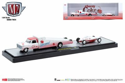 M2 Machines Auto-Haulers TW34 1969 Ford F-250 & Belly Tanker