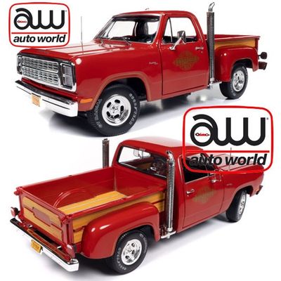 Auto World 1/18 1979 Dodge Utility Line​​ Lil Red Truck