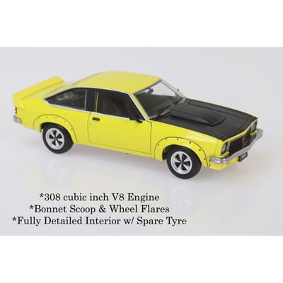 DDA807 1/24 Yellow Holden A9X Torana 308