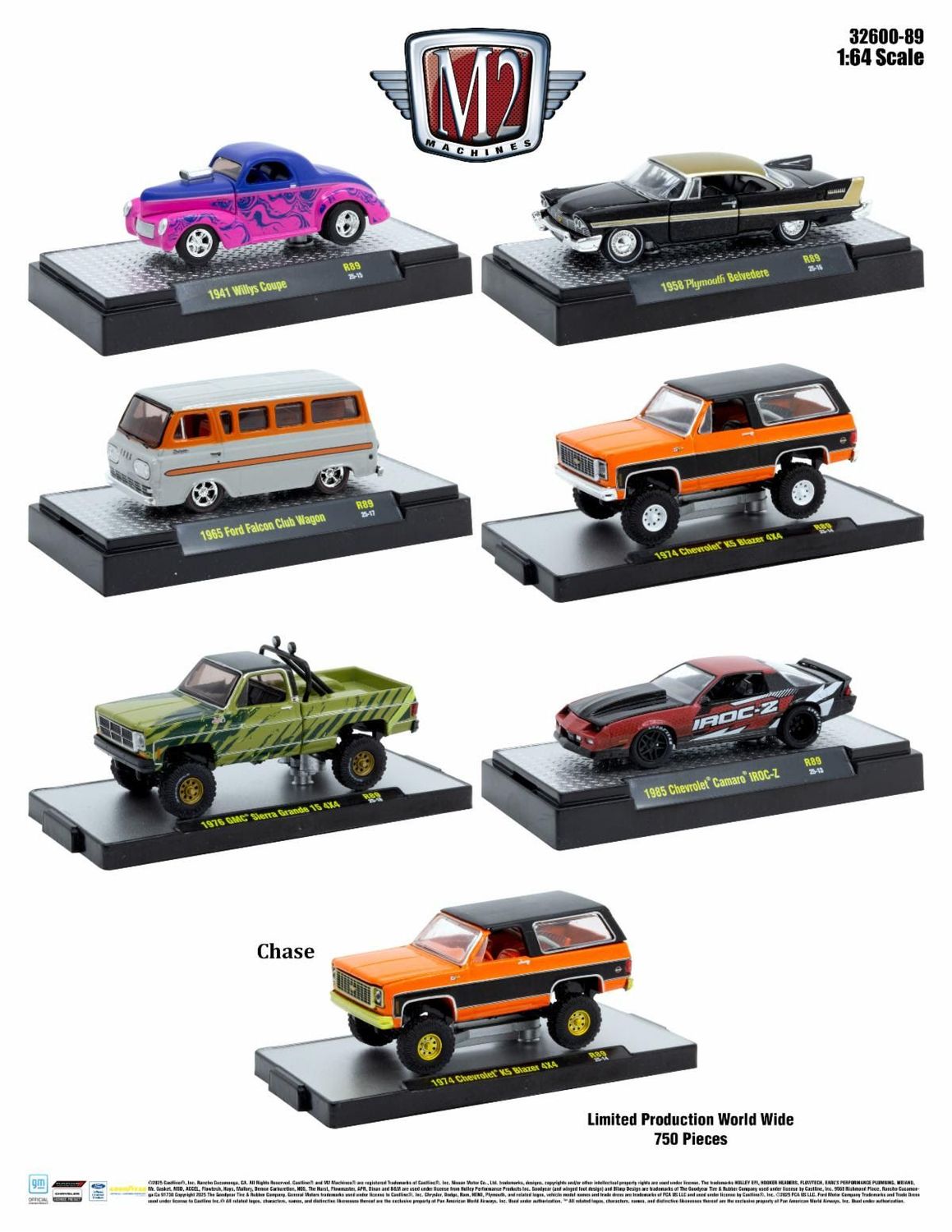 (Preorder) M2 Machines 32600 Series Release 89