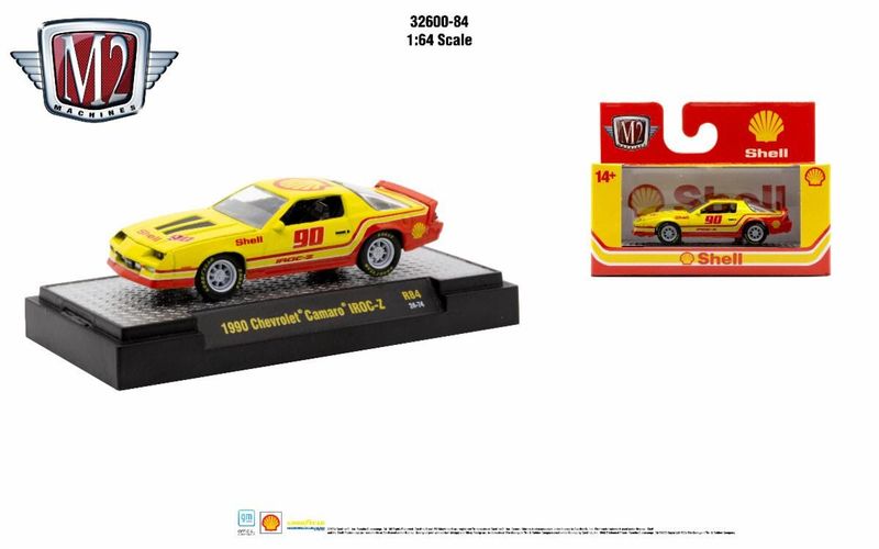 M2 Machines R84 Shell 1990 Chevrolet Camaro IROC-Z