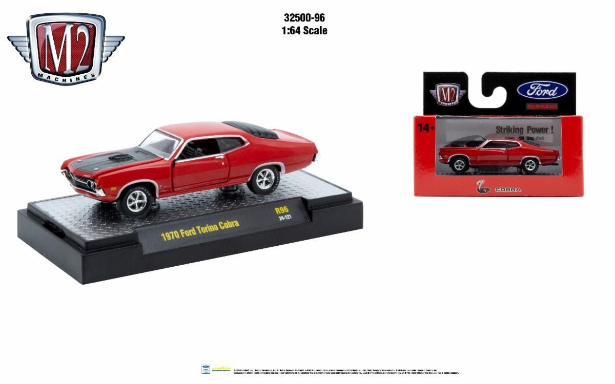 M2 Machines Auto-Thentics R96 1970 Ford Torino Cobra