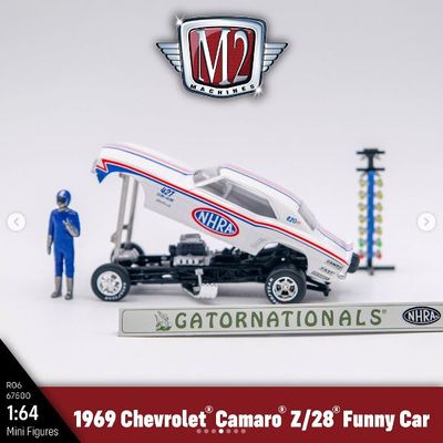 M2 Machines Auto-Figs R06 1969 Chevrolet Camaro Z/28 Funny Car