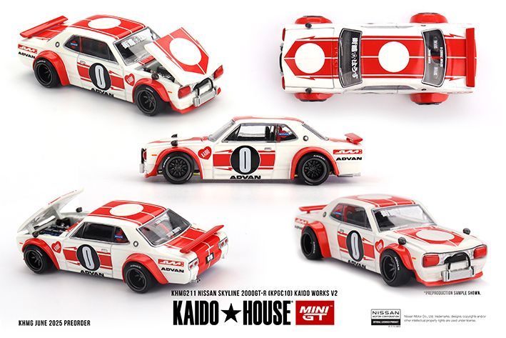 (Preorder) Kaido House KHMG211 Nissan Skyline 2000GT-R (KPGC10) Kaido Works V2