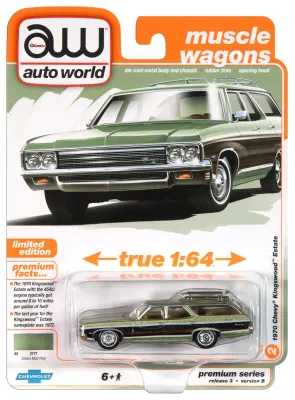 Auto World Premium Series Release 3 Version B 1970 Chevy Kingswood Estate