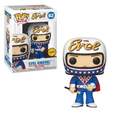 Funko Pop! Icons #62 Evel Knievel Vinyl Figure CHASE