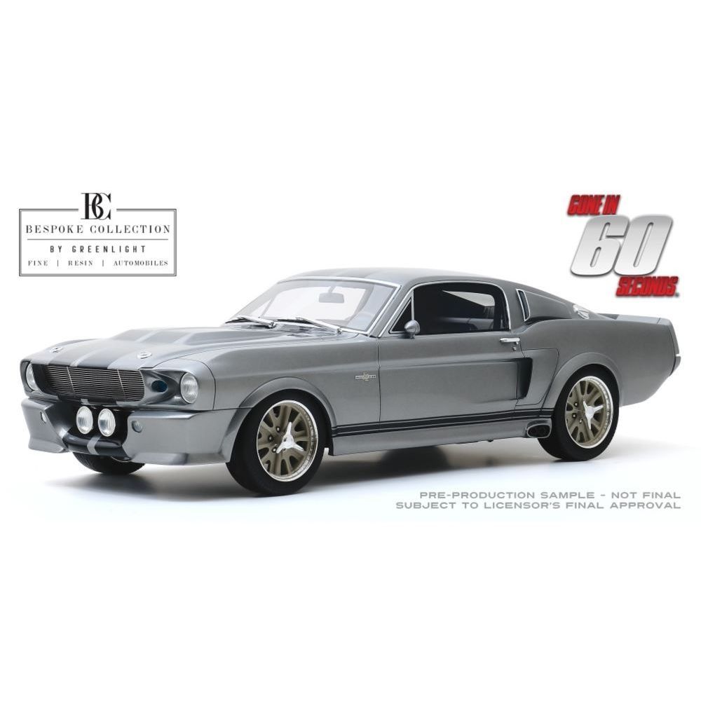 Greenlight Bespoke Resin Co 1/12 Gone in 60 Seconds (2000) Eleanor 1967 Ford Mustang