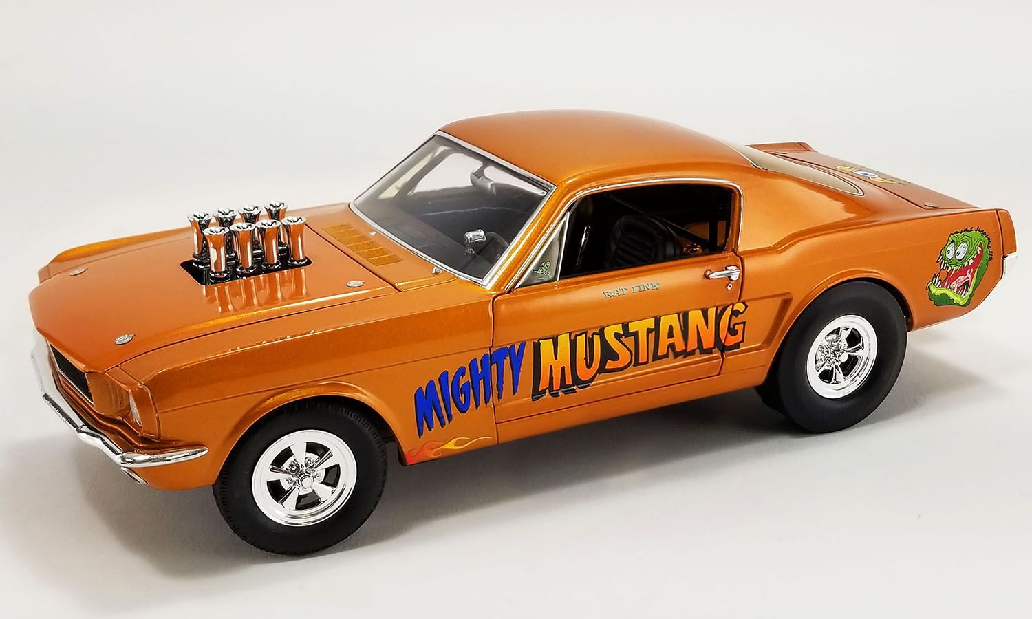 ACME 1/18 1965 Ford Mustang A/FX - Rat Fink's Mighty Mustang