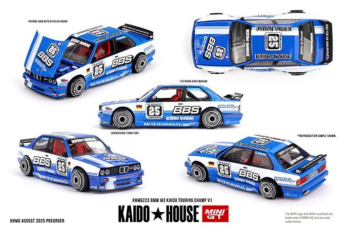 (Preorder) Kaido House KHMG223 BMW M3 Kaido Touring Champ V1