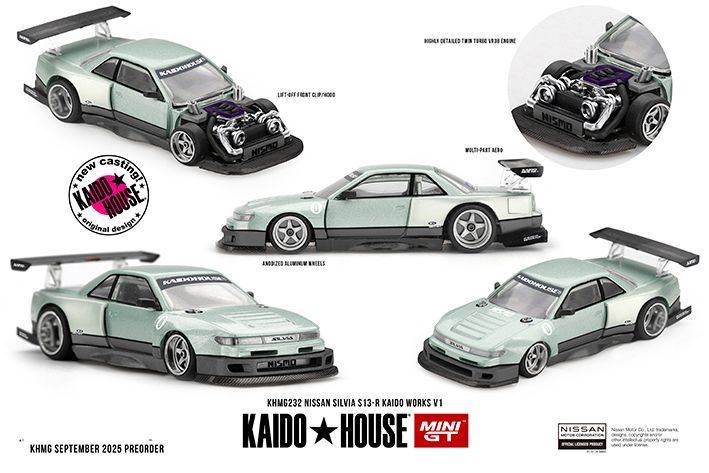 (Preorder) Kaido House KHMG232 Nissan Silvia S13-R KAIDO WORKS V1