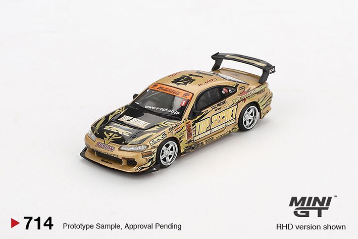 Mini GT Nissan Silvia (S15) Top Secret D1GP
