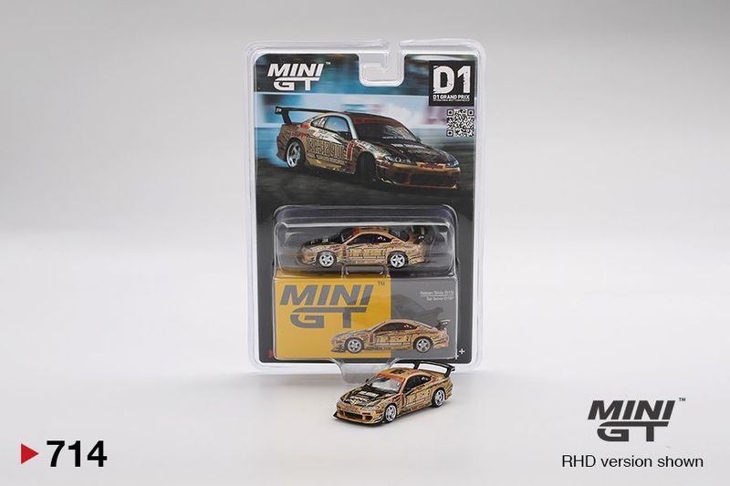 Mini GT Nissan Silvia (S15) Top Secret D1GP