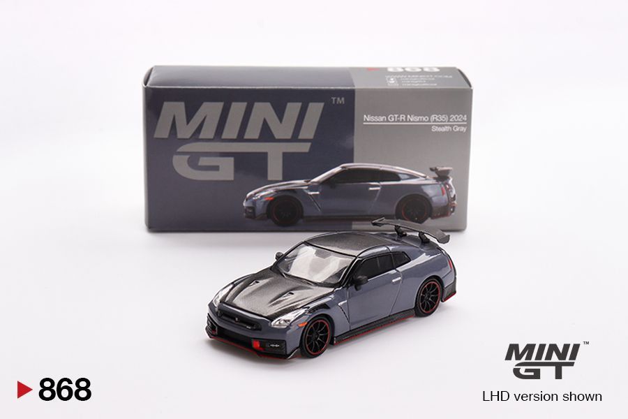 (Preorder) Mini GT Nissan GT-R Nismo 2024 NISMO Stealth Gray