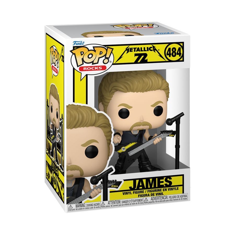 (Preorder) Funko Pop! Rocks #484 Metallica (72 Seasons) James