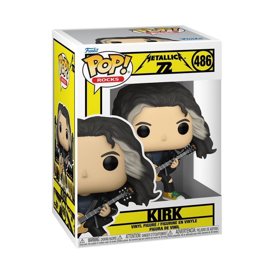 (Preorder) Funko Pop! Rocks #486 Metallica (72 Seasons) Kirk