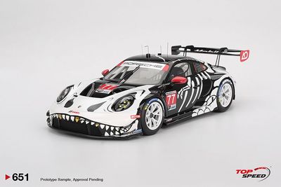 (Preorder) Topspeed 1/18 Porsche 911 GT3 R #77 AO Racing  2025 IMSA Petit Le Mans