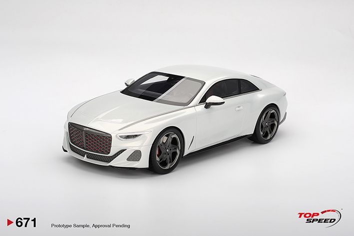 (Preorder) Topspeed 1/18 Bentley Batur Bonneville Pearl