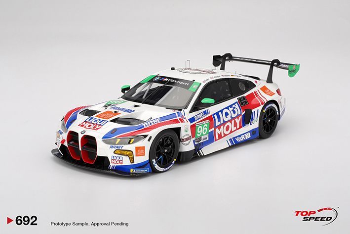 (Preorder) Topspeed 1/18 BMW M4 GT3 EVO #96 Turner Motorsport 2025 IMSA Daytona 24 Hrs