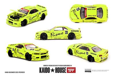 (Preorder) Kaido House KHMG241 Nissan Skyline GT-R (R34) Kaido Works V4