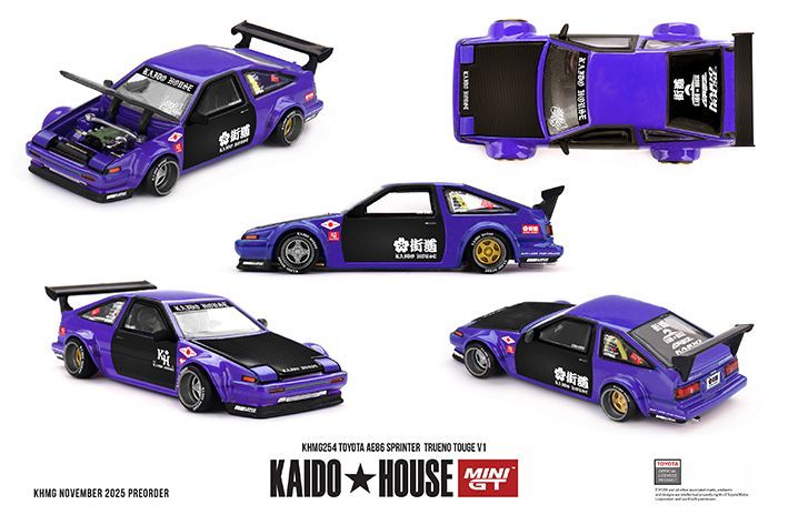 (Preorder) Kaido House KHMG254 Toyota AE86 Sprinter Trueno TOUGE V1