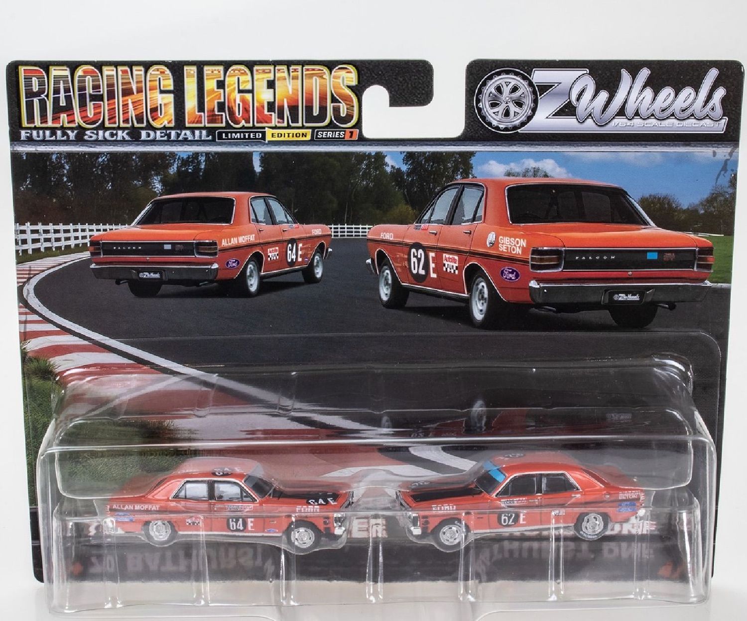 Oz Wheels Racing Legends XW Moffat 71 Winner & 72 DNF Twin Set Oz Wheels Racing Legends XW Moffat 71 Winner & 72 DNF Twin Set