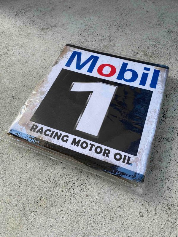 Mobil 1 Racing Motor Oil Foldable Storage Cube Box