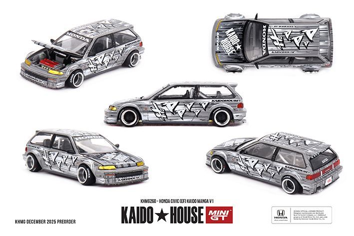 (Preorder) Kaido House KHMG260 Honda Civic (EF) Kaido Manga V1