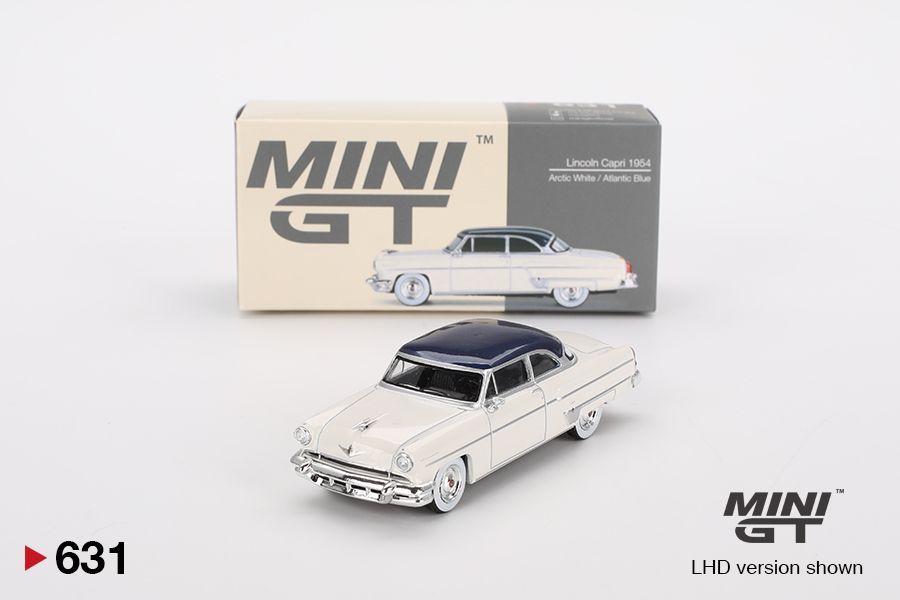 Mini GT Lincoln Capri 1954 Arctic White / Atlantic Blue