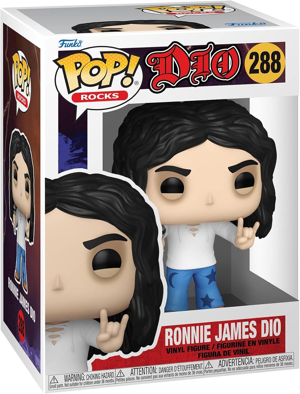 Funko Pop! Rocks #288 Ronnie James Dio Vinyl Figure Funko Pop! Rocks #288 Ronnie James Dio Vinyl Figure