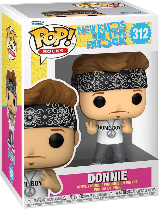 Funko Pop! Rocks #312 Donnie New Kids On The Block Vinyl Figure