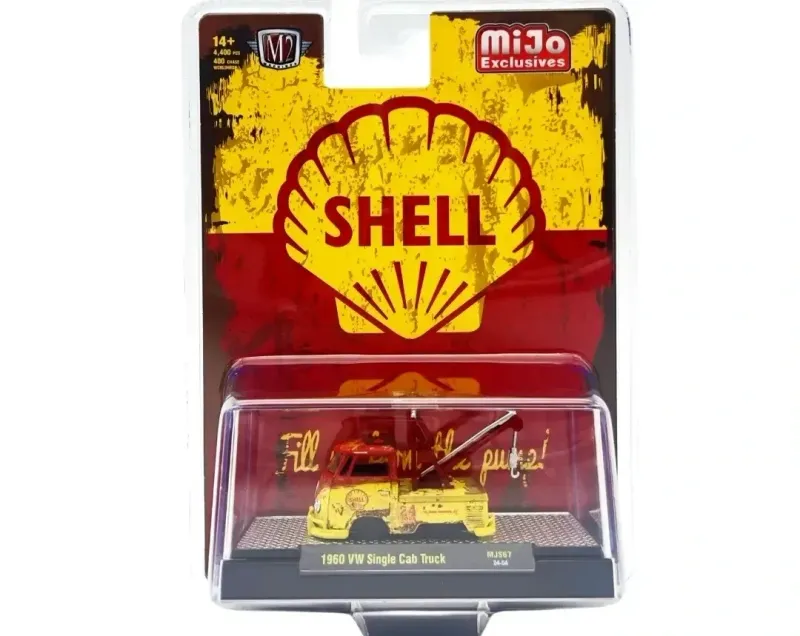 M2 Machines MJS67 1960 VW Single Cab Truck SHELL OIL Weathered