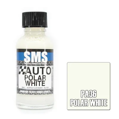 SMS Auto Colour Series PA36 Polar White 30ml SMS Auto Colour Series PA36 Polar White 30ml