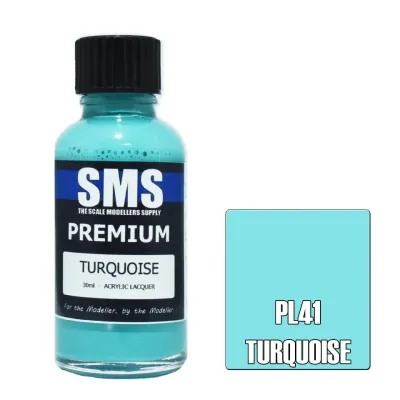 SMS Premium Acrylic Lacquer Series PL41 Turquoise 30ml