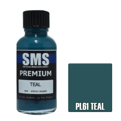 SMS Premium Acrylic Lacquer Series PL61 Teal 30ml