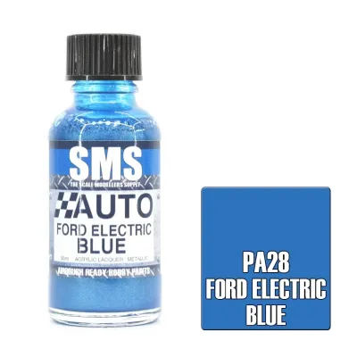 SMS Auto Colour Series PA28 Ford Electric Blue 30ml SMS Auto Colour Series PA28 Ford Electric Blue 30ml
