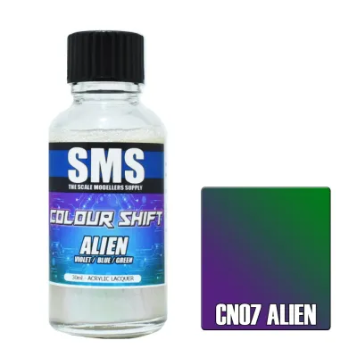 SMS Colour Shift Acrylic Lacquer Series CN07 Alien (Violet/Blue/Green) 30ml SMS Colour Shift Acrylic Lacquer Series CN07 Alien (Violet/Blue/Green) 30ml