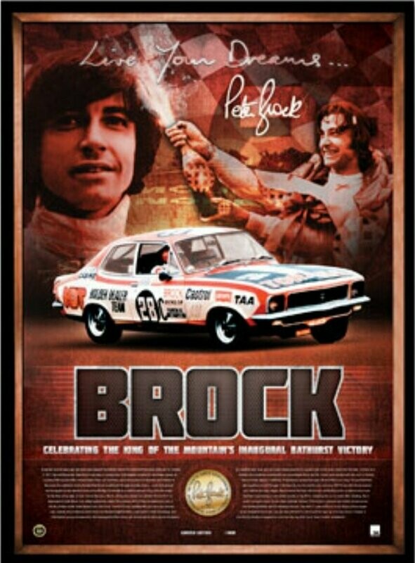Peter Brock 40th Anniversary Framed Lithograph Peter Brock 40th Anniversary Framed Lithograph