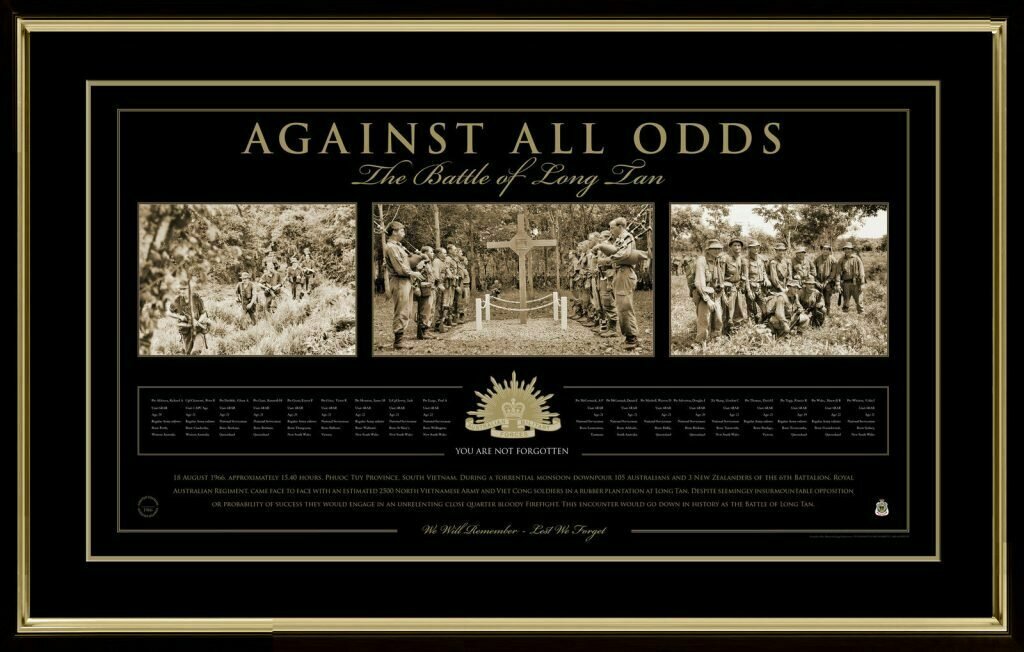 Against All Odds The Battle Of Long Tan Framed Print Against All Odds The Battle Of Long Tan Framed Print